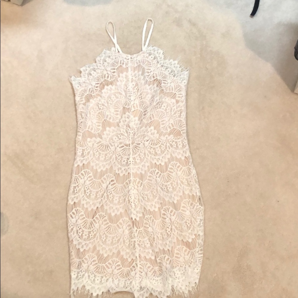 White Lace Summer Dress